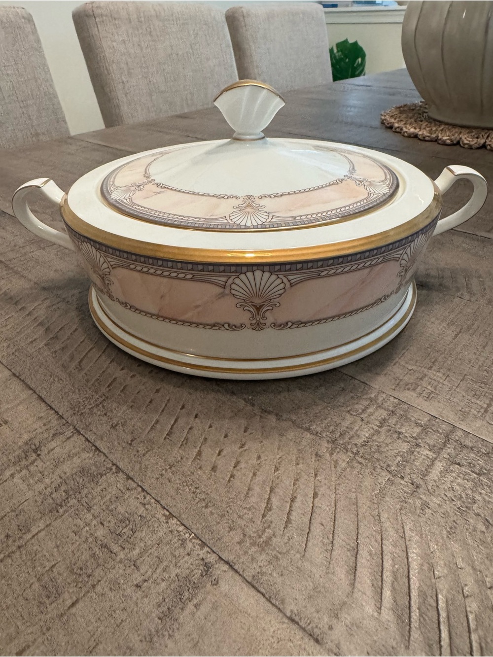 Noritake Pacific Majesty Porcelain Covered Serving Dish